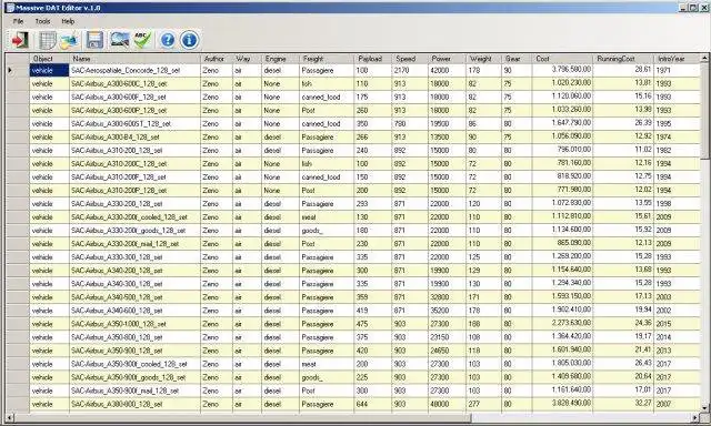 Download web tool or web app Simutrans Massive DAT Editor to run in Windows online over Linux online