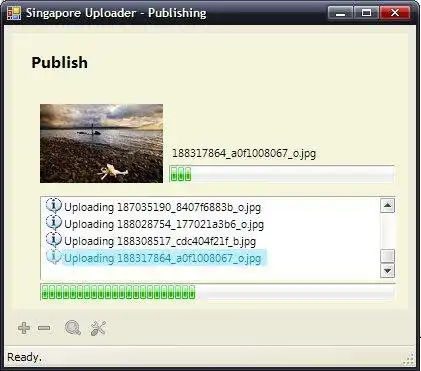 Download web tool or web app Singapore Uploader