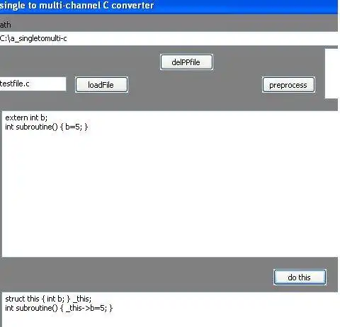 Download web tool or web app Single to multi-channel C converter