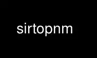 Run sirtopnm in OnWorks free hosting provider over Ubuntu Online, Fedora Online, Windows online emulator or MAC OS online emulator