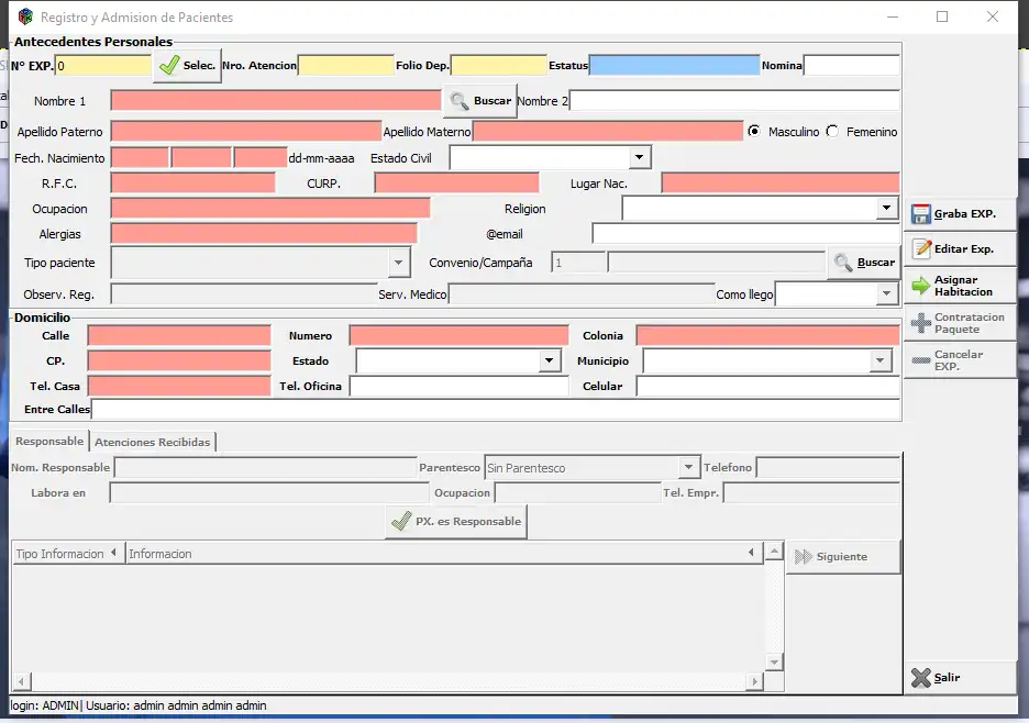 Descargar herramienta web o aplicación web Sistema Hospitalario Osiris HIS-ERP