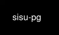 Run sisu-pg in OnWorks free hosting provider over Ubuntu Online, Fedora Online, Windows online emulator or MAC OS online emulator