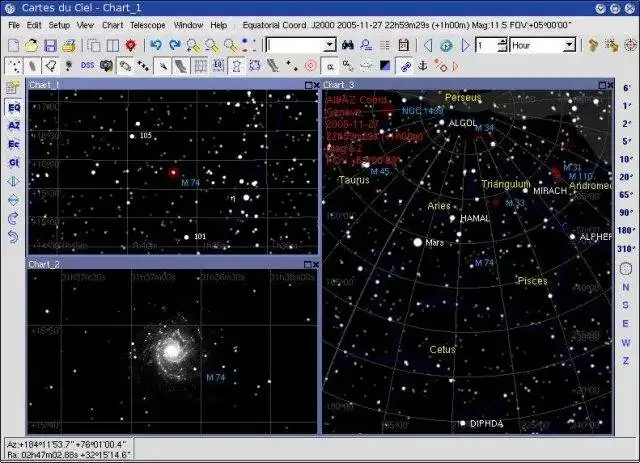 Unduh alat web atau aplikasi web Sky Chart / Cartes du Ciel