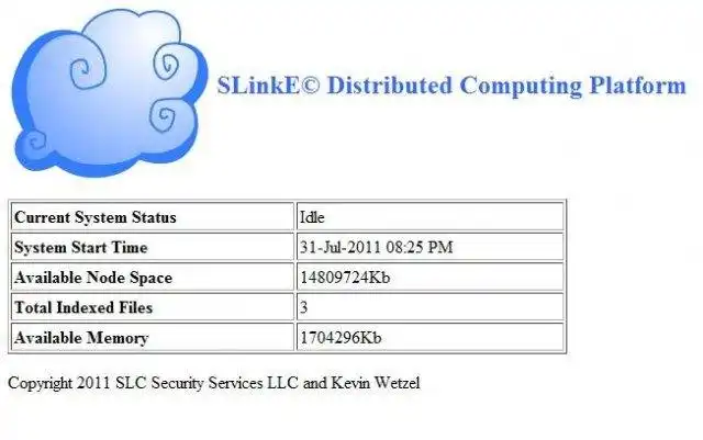 Download web tool or web app SlinkE Distrubuted Cloud Computing