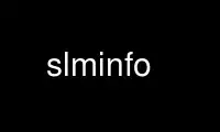 Run slminfo in OnWorks free hosting provider over Ubuntu Online, Fedora Online, Windows online emulator or MAC OS online emulator