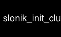 Run slonik_init_cluster in OnWorks free hosting provider over Ubuntu Online, Fedora Online, Windows online emulator or MAC OS online emulator