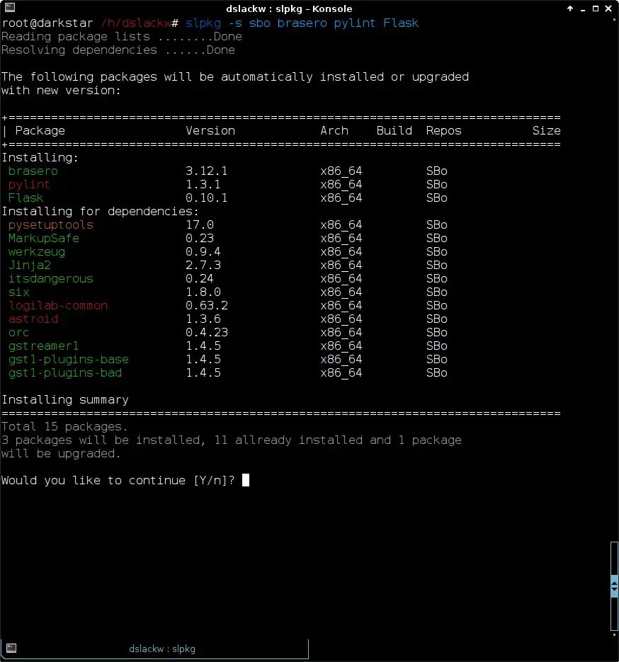 Download web tool or web app slpkg