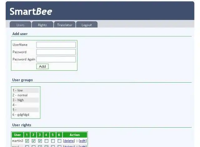 Download web tool or web app SmartBee - the Smarty Framework