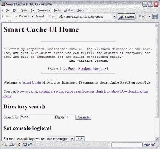 Download web tool or web app Smart Cache