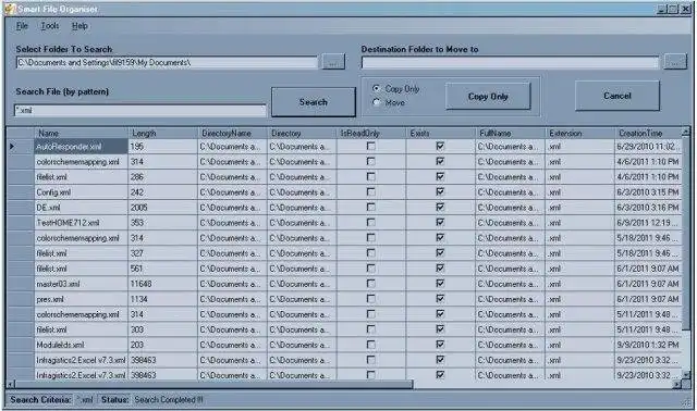 Download web tool or web app Smart File Organizer