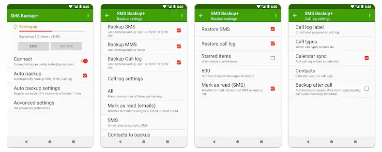 Tải xuống công cụ web hoặc ứng dụng web SMS Backup+