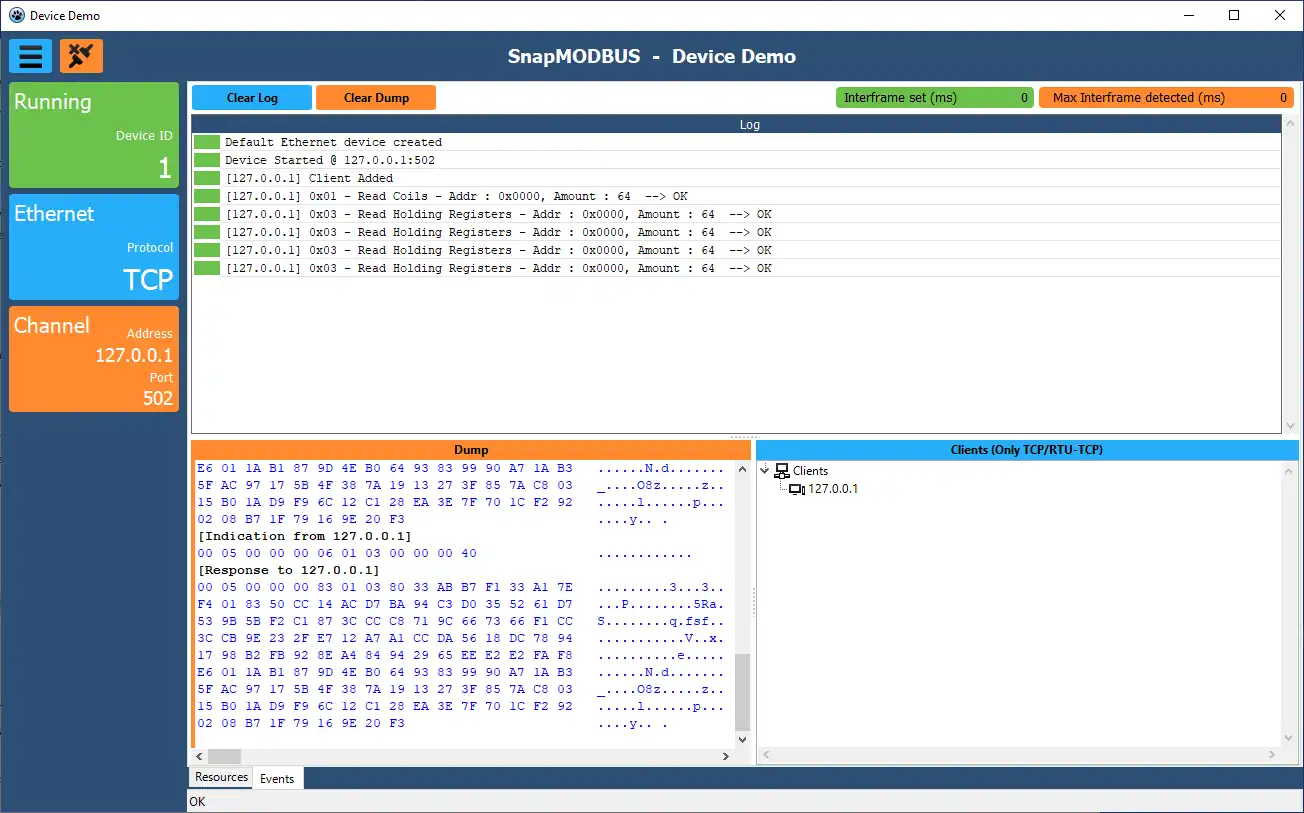 Download web tool or web app SnapModbus