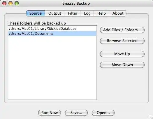 Download web tool or web app Snazzy Backup