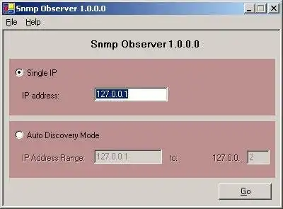 Download web tool or web app SNMP Observer