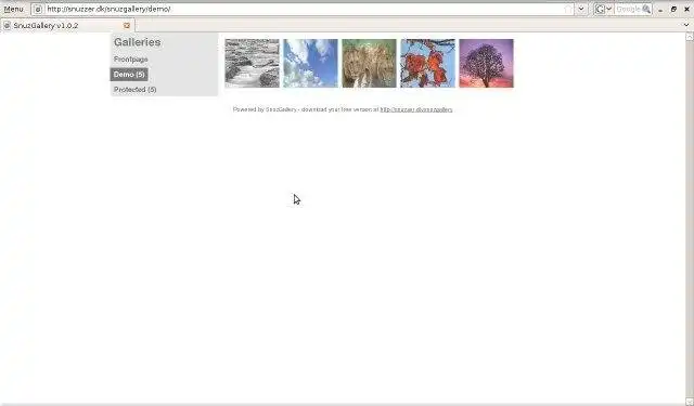 Download web tool or web app SnuzGallery