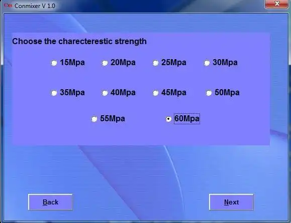 Download web tool or web app Software assisted Mix design of concrete to run in Windows online over Linux online