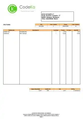 Download web tool or web app Software de Facturacion Web - Codeka
