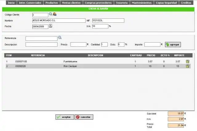 Download web tool or web app Software de Facturacion Web - Codeka