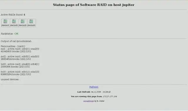 Download web tool or web app SoftwareRAID2web