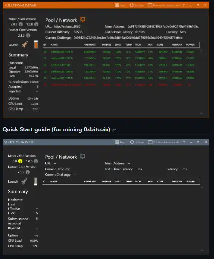 Download web tool or web app SoliditySHA3MinerUI