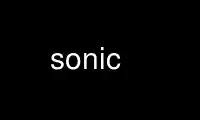 Run sonic in OnWorks free hosting provider over Ubuntu Online, Fedora Online, Windows online emulator or MAC OS online emulator