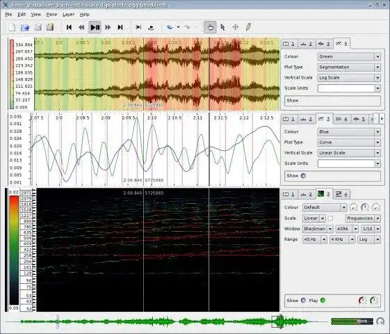 הורד כלי אינטרנט או אפליקציית אינטרנט Sonic Visualiser