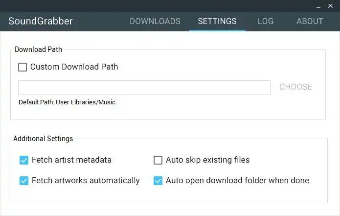 Download web tool or web app SoundGrabber