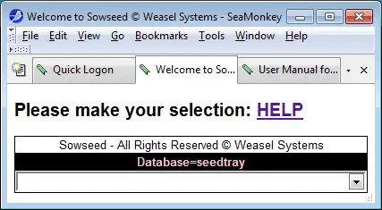 Download web tool or web app Sowseed