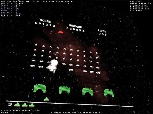 Download web tool or web app Space Invaders OpenGL