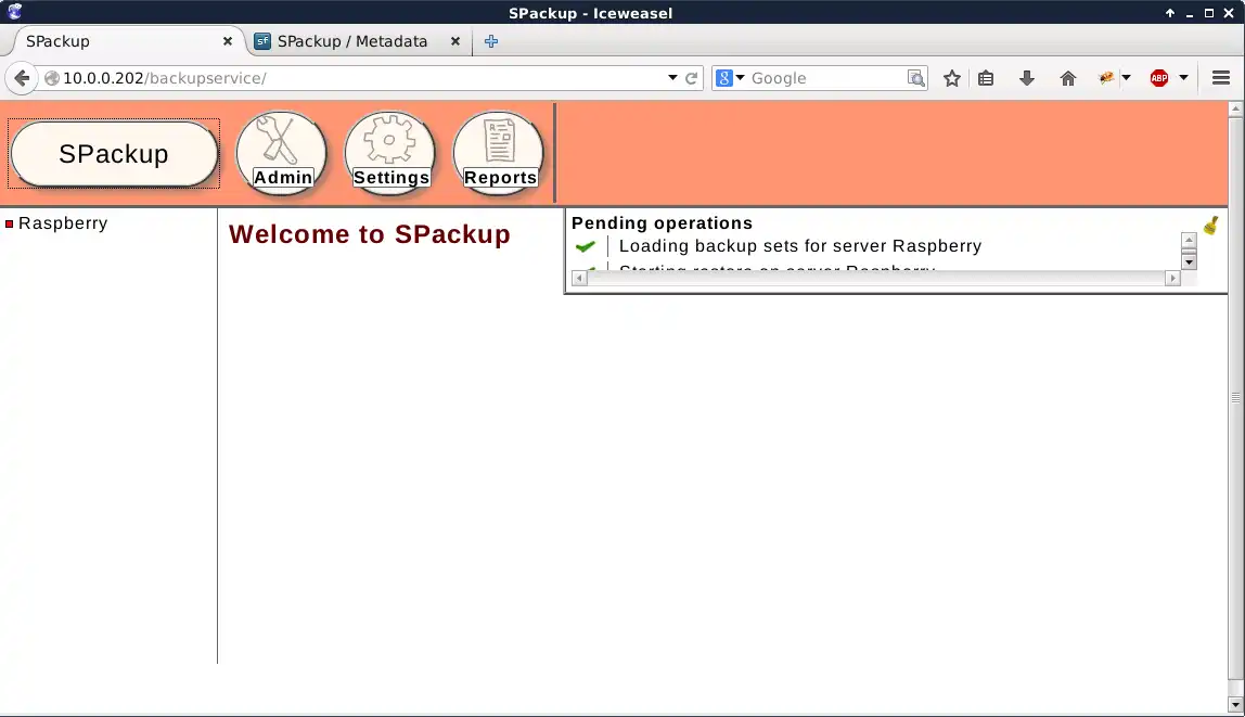 Download web tool or web app SPackup