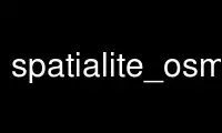 Run spatialite_osm_filter in OnWorks free hosting provider over Ubuntu Online, Fedora Online, Windows online emulator or MAC OS online emulator