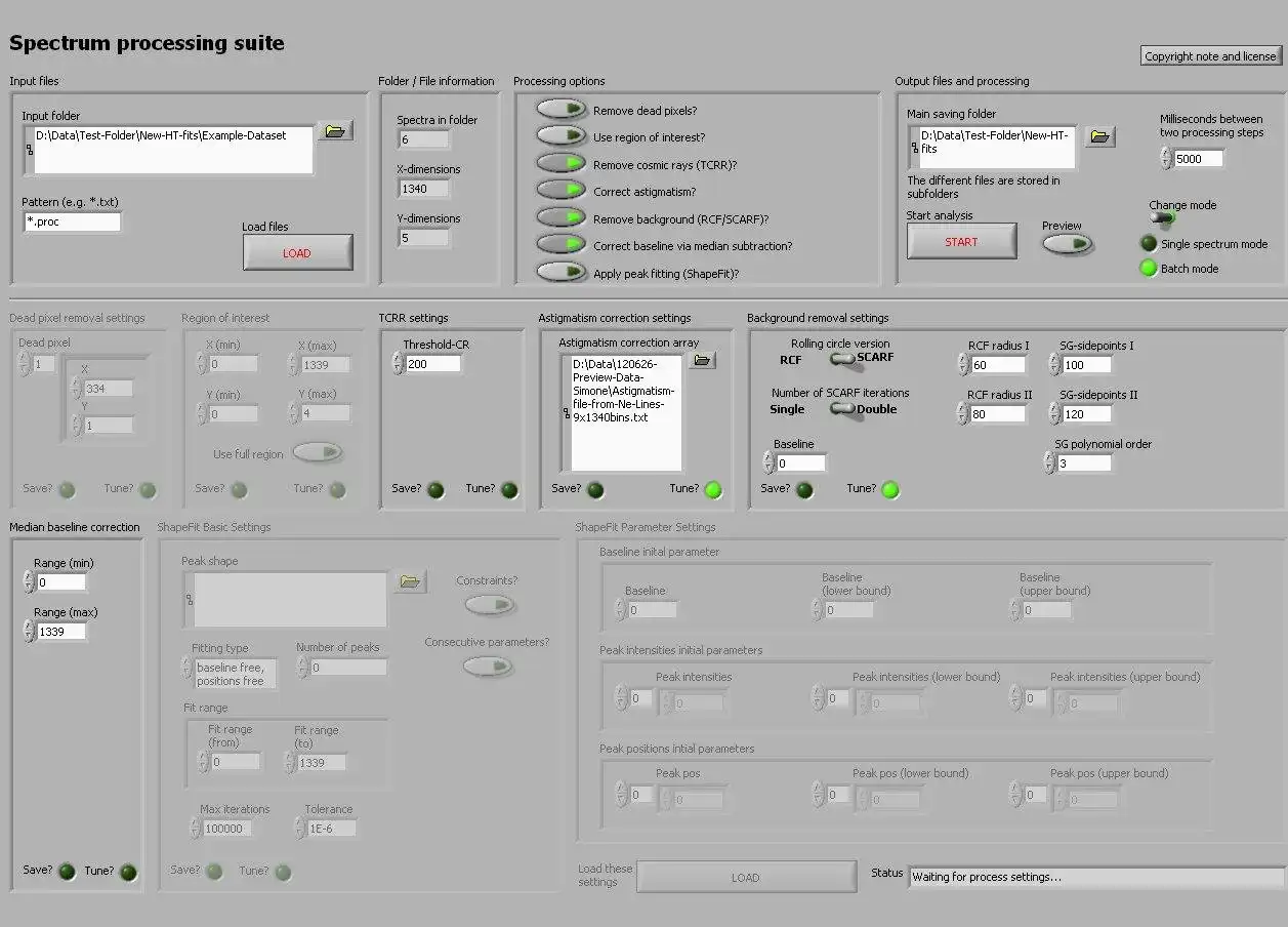 Download web tool or web app Spectra processing and analysis tools