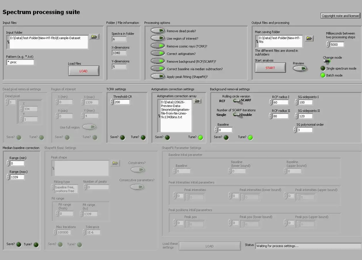 Download web tool or web app Spectra processing and analysis tools to run in Linux online