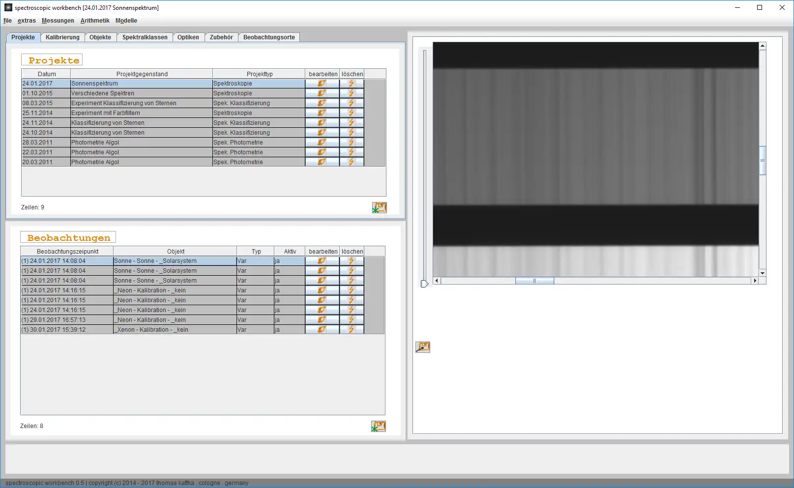 Download web tool or web app SpectroscopicWorkbench to run in Linux online