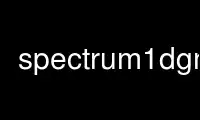 Run spectrum1dgmt in OnWorks free hosting provider over Ubuntu Online, Fedora Online, Windows online emulator or MAC OS online emulator