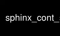 Run sphinx_cont_seg in OnWorks free hosting provider over Ubuntu Online, Fedora Online, Windows online emulator or MAC OS online emulator