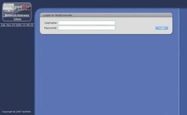 Download web tool or web app SpotSec Network Gateway/Firewall