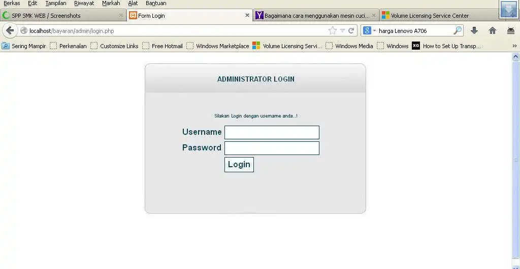 Download web tool or web app SPP PHP WEB