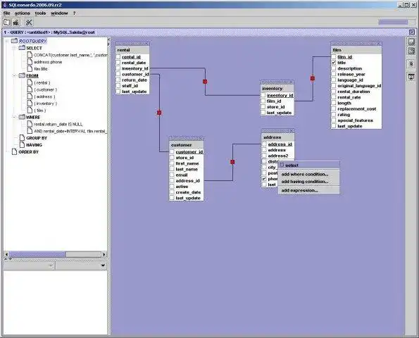 Download web tool or web app SQLeonardo