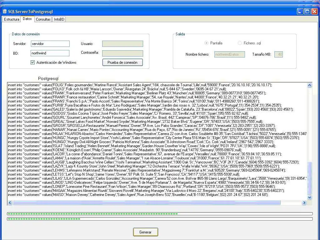 Download web tool or web app SqlServer To Postgresql