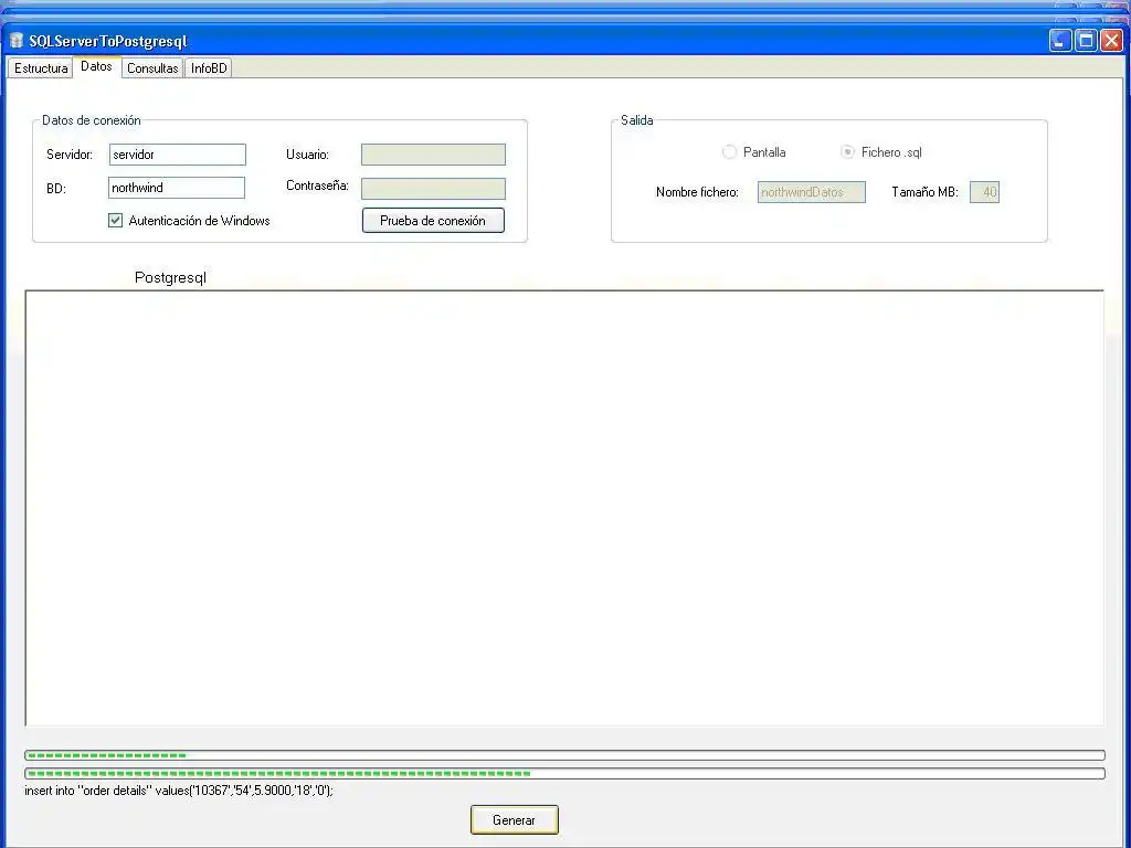 Download web tool or web app SqlServer To Postgresql