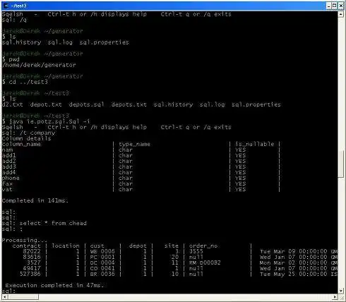 Download web tool or web app SQL Shell