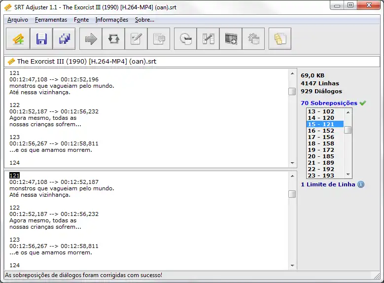 Download web tool or web app SRT Adjuster