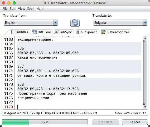 Download web tool or web app srt-translator