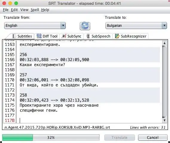 Download web tool or web app srt-translator to run in Linux online