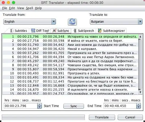 Download web tool or web app srt-translator to run in Linux online