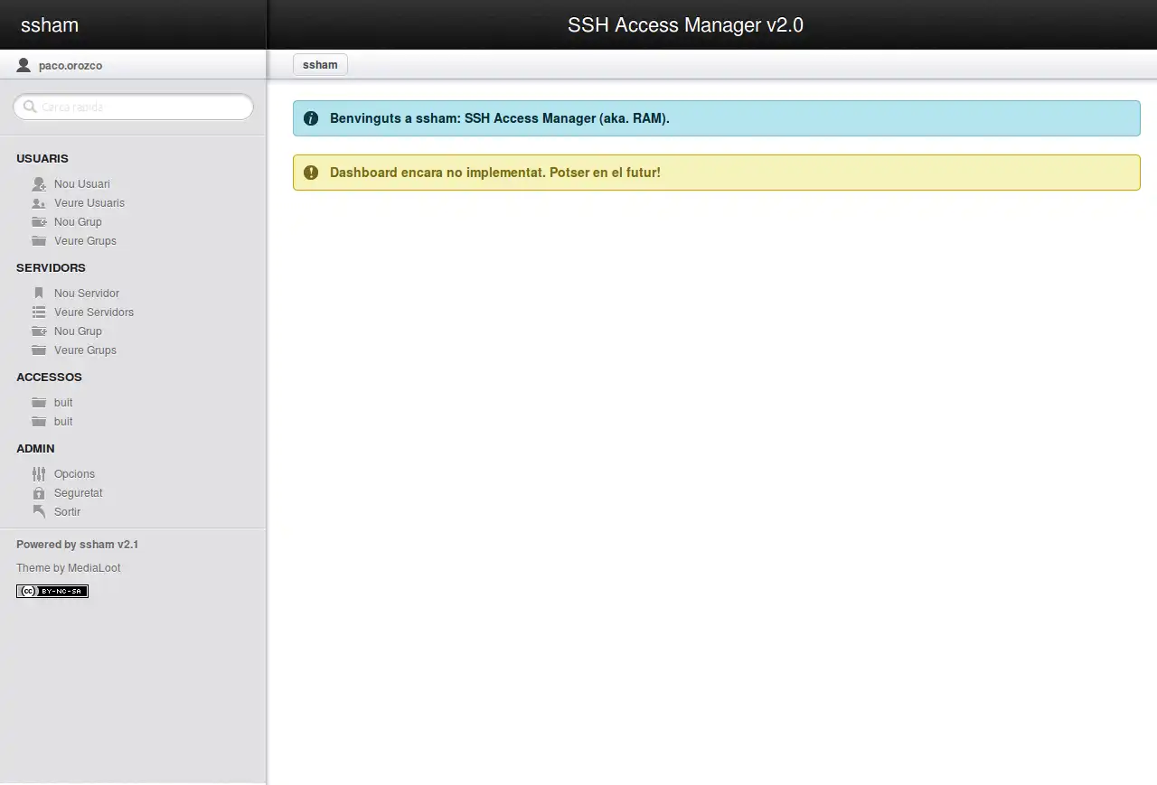 Download web tool or web app SSH Access Manager