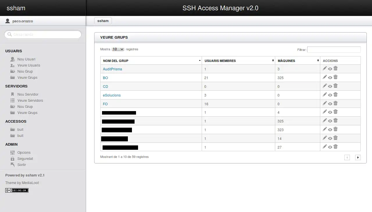 Download web tool or web app SSH Access Manager