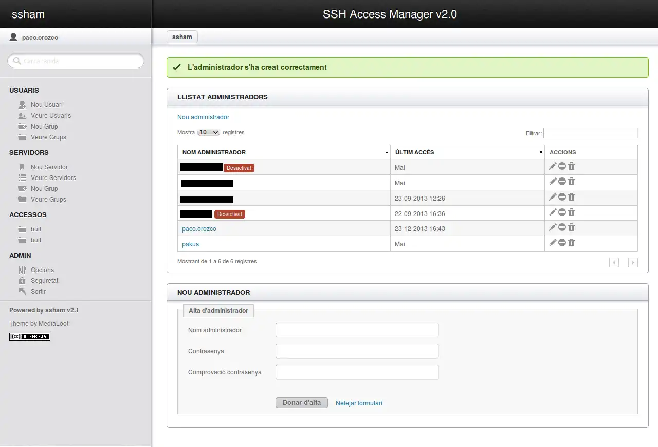 Download web tool or web app SSH Access Manager