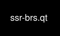 Run ssr-brs.qt in OnWorks free hosting provider over Ubuntu Online, Fedora Online, Windows online emulator or MAC OS online emulator